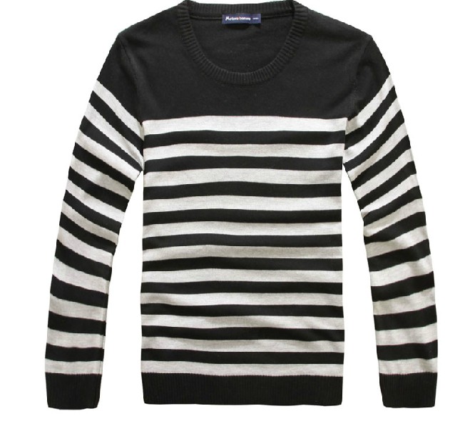mens hand knitted stripe sweaters 30656